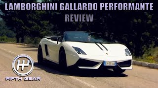 Lamborghini Gallardo Performante Review  Fifth Gear Classic [upl. by Campagna]