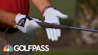 How to Properly Grip Your Golf Club  GOLFPASS  Golf Channel [upl. by Galasyn417]