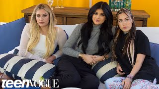 Kylie Jenner Answers Questions From Her BFFs  Teen Vogue [upl. by Einatirb]