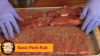 Basic Pork Rub  Spare Rib Rub Recipe [upl. by Naimed]