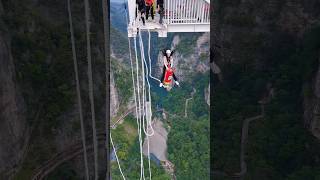 Bunnge Jumping 😎 Dont Scared 💯  trending travel shorts shortsviral viralvideo viralshorts [upl. by Tucky744]