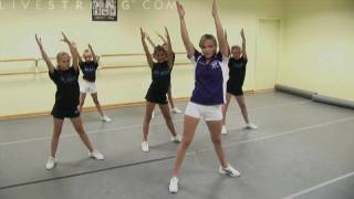 How to Do Cheerleading Dance Combinations [upl. by Llorrac]