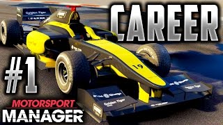 Motorsport Manager PC FULL GAME Career Gameplay Part 1  ROAD TO F1 BEGINS [upl. by Ennasirk666]