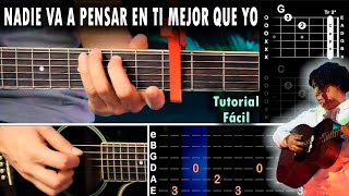 Nadie Va A Pensar En Ti Mejor Que Yo  Ed Maverick GUITARRA Tutorial  Acordes [upl. by Akim]