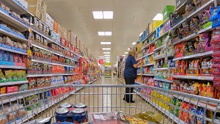 British Supermarket Shopping Walk  Tesco  イギリスのスーパー テスコ（日本語サブタイトル） [upl. by Sergo92]