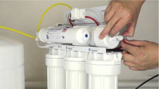 How To Replace Your Reverse Osmosis Filters and Membrane  APEC Water Installation Part 6 [upl. by Eicak801]