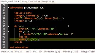 Advanced Fortran Programming  001  Intro  Intrinsic Array Functions [upl. by Nnylak269]