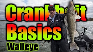 Crankbait Basics for Spring Walleye Success [upl. by Icyac]