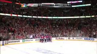 Brent Seabrook OT Series Winning Goal 52913 [upl. by Llehcal]