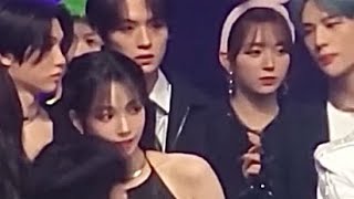 HYUNJIN AND KARINA  MBC GAYO 2022 [upl. by Ilenna]