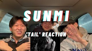 선미SUNMI  꼬리TAIL MUSIC VIDEO REACTION  ITS STEAMIN [upl. by Nohsauq]