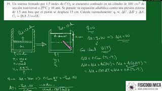 Termodinámica  Expansión adiabática irreversible [upl. by Colman]