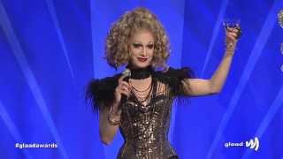 Jinkx Monsoon performs at the glaadawards [upl. by Naujek]