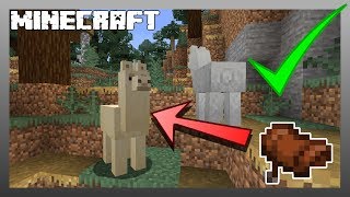 MINECRAFT  How to Get a Llama Saddle 1151 [upl. by Ennaeirb135]