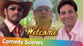 Welcome  Best Comedy Scenes  Akshay Kumar Paresh Rawal  Nana Patekar  Bollywood Comedy [upl. by Ingemar]