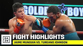 HIGHLIGHTS  Jaime Munguia vs Tureano Johnson [upl. by Stephenson472]