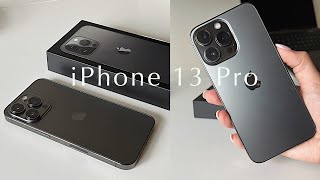 iPhone 13 Pro Graphite Unboxing [upl. by Court516]