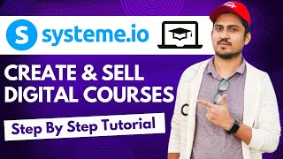 How To Create And Sell Digital Course With Systeme Io [upl. by Ranchod]