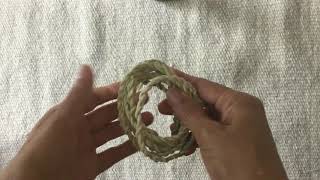 Making Rope out of Corn Husks [upl. by Ynner]