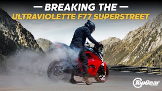 Breaking the Ultraviolette F77 SuperStreet [upl. by Purington]