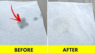 How to remove old grease stains from clothes that have already been washed [upl. by Eicrad]