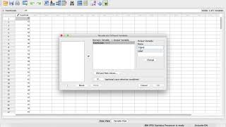 SPSS Converting a Scale Variable to an Ordinal Variable  Part 1 [upl. by Eremahs896]