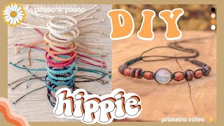 COMO FAZER PULSEIRAS HIPPIE  MARIA MORO☀️ [upl. by Kara-Lynn]