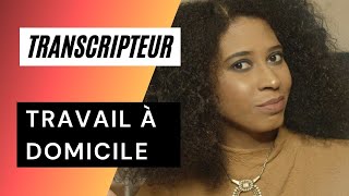 Télétravail  Transcripteur audio  7 sites pour trouver un travail en ligne à domicile [upl. by Mllly]