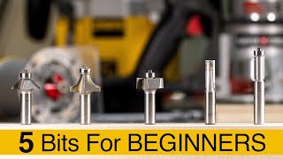 The Best Router Bits For Beginners [upl. by Obelia]