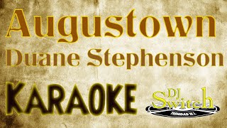 August Town Duane Stephenson Karaoke [upl. by Short]