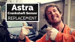 Astra Crank Sensor Replacement Easy DIY Tutorial [upl. by Mano]