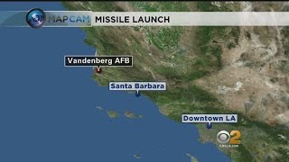 Vandenberg Air Force Base To Launch Missile Defense Test [upl. by Llabmik]