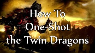 Dark Souls 3 Tips and Tricks  SECRET One Shot Technique to kill the Twin Dragons [upl. by Nnylyaj]