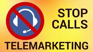 How to Stop Telemarketing Calls [upl. by Hubey]