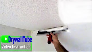 How to Skim Coat Ceilings for Beginners Tutorial Skim Coating Tips [upl. by Neyud185]