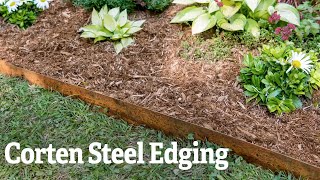 Corten Steel Edging  Gardeners Supply [upl. by Madaih905]