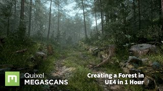 Create a Forest in UE4 in 1 Hour [upl. by Enawyd693]