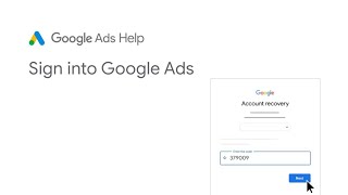 Google Ads Help How to Sign into Google Ads [upl. by Porte920]