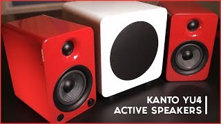 Kanto YU4 Active Bluetooth Desktop Speaker Review [upl. by Wonacott]