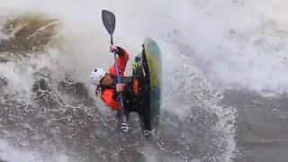 Big white water freestyle kayaking  Fresh Melt Episode 1 [upl. by Eitsirk945]