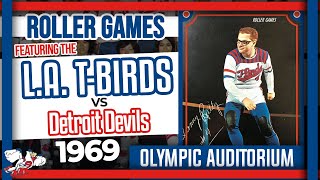 1969 Roller Games LA TBirds vs Detroit Devils [upl. by Idnahr916]