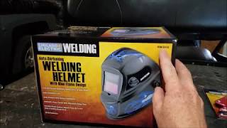 Chicago Electric Auto Darkening Welding Helmet unboxing and review [upl. by Akire]