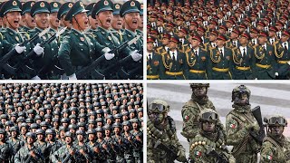 10 DESFILES MILITARES mas IMPRESIONANTES del Mundo [upl. by Dnomyad]