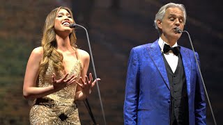 Canto Della Terra  Andrea Bocelli amp Christine Allado  Budapest 2019 [upl. by Tilden]