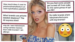 All Your BURNING Questions About Indie Makeup 🙊 [upl. by Hutson301]