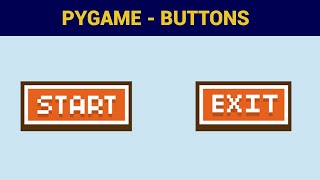 PyGame Beginner Tutorial in Python  Adding Buttons [upl. by Lenor]