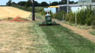 Ransomes triple ride on mower [upl. by Yaker]