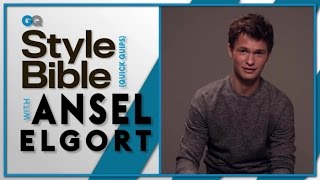 Actor Ansel Elgort on His Greatest Style Influence – Style Bible  Style  GQ [upl. by Rachelle]