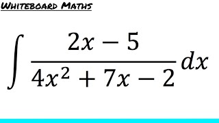 Integration using partial fractions [upl. by Nosbig]