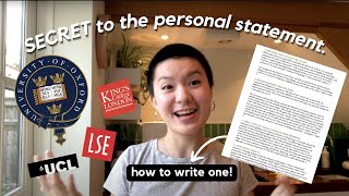 the personal statement that GOT ME INTO OXFORD [upl. by Anauqal646]